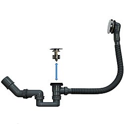 Слив-перелив для ванны Vincea DU-OV купить в интернет-магазине сантехники Sanbest