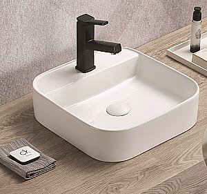 Раковина накладная CeramaLux N 50,5 78180 белая купить в интернет-магазине Sanbest