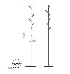 Стойка для ванной комнаты WONZON & WOGHAND WW-V4306-BG брашированное золото купить в интернет-магазине сантехники Sanbest
