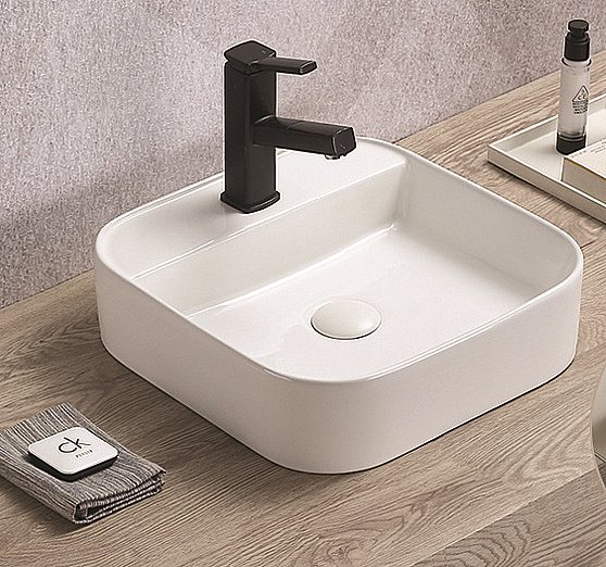 Раковина накладная CeramaLux N 50,5 78180 белая купить в интернет-магазине Sanbest