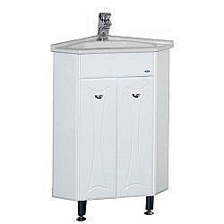 Тумба для раковины напольная Misty Лотос 58 белая купить в интернет-магазине сантехники Sanbest
