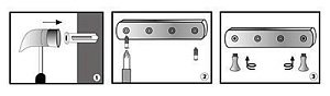 Крючок WasserKRAFT Lippe K-6574  купить в интернет-магазине сантехники Sanbest