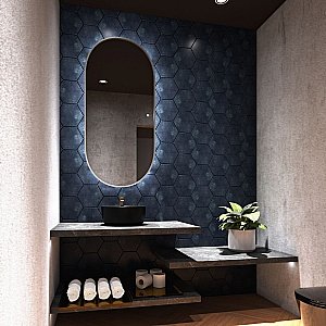 Зеркало с подсветкой ART&MAX BARI 70x150 в ванную от интернет-магазине сантехники Sanbest