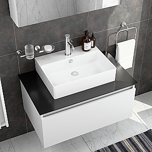 Раковина накладная VitrA M20 8313B003-0001 52 белая купить в интернет-магазине Sanbest