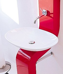 Раковина накладная Artceram La fontana 60 LFL001 01 00 белая купить в интернет-магазине Sanbest