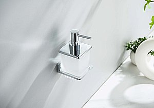 Диспенсер Aquatek Либра AQ4305CR стекло матовое/хром купить в интернет-магазине сантехники Sanbest