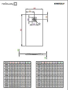 Душевой поддон Radaway Kyntos F 120x100 HKF120100-74 цемент купить в интернет-магазине Sanbest