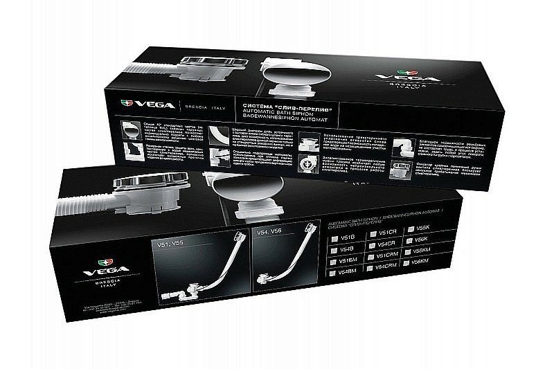 Слив-перелив Relisan V55К Гл000006762 60 хром купить в интернет-магазине сантехники Sanbest