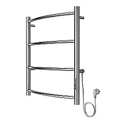 Полотенцесушитель электрический Azario VERONA П4 500х600 AZ04856 хром/диммер справа купить в интернет-магазине сантехники Sanbest