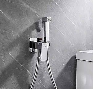 Гигиенический душ Allen Brau Infinity 5.21005-BN никель брашированный купить в интернет-магазине сантехники Sanbest