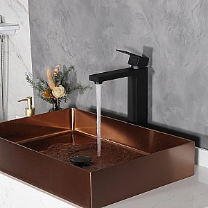 Смеситель для раковины Gid Anchel SS979-BM-D черный матовый купить в интернет-магазине сантехники Sanbest