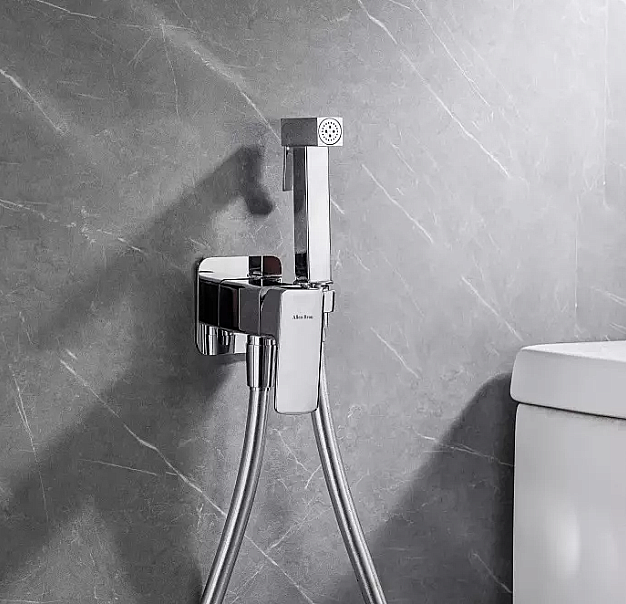 Гигиенический душ Allen Brau Infinity 5.21005-BN никель брашированный купить в интернет-магазине сантехники Sanbest