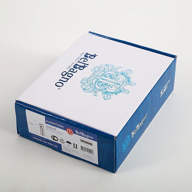 Смеситель для раковины BelBagno UNIQUE-LVM-CRM-W0 хром купить в интернет-магазине сантехники Sanbest