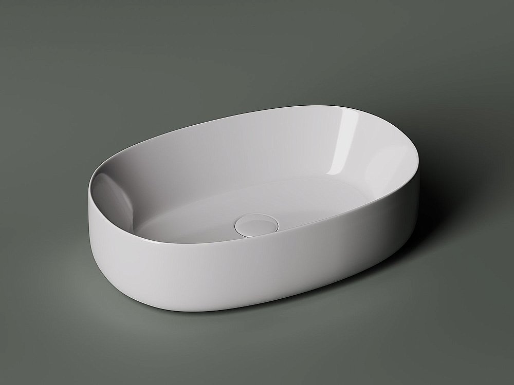 Раковина накладная Ceramica Nova Element CN5023 белая купить в интернет-магазине Sanbest