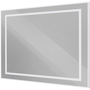 Зеркало BelBagno Kraft SPC-KRAFT-1000-800-SENS-AL сатин в ванную от интернет-магазине сантехники Sanbest