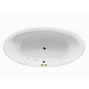 Ванна акриловая Excellent Lumina LINE NANO WAEX.LUM19.LINENANO.GL 190х95 белая с гидромассажем купить в интернет-магазине Sanbest