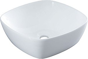 Раковина накладная Aquanet Trend-1 40 273683 белая купить в интернет-магазине Sanbest