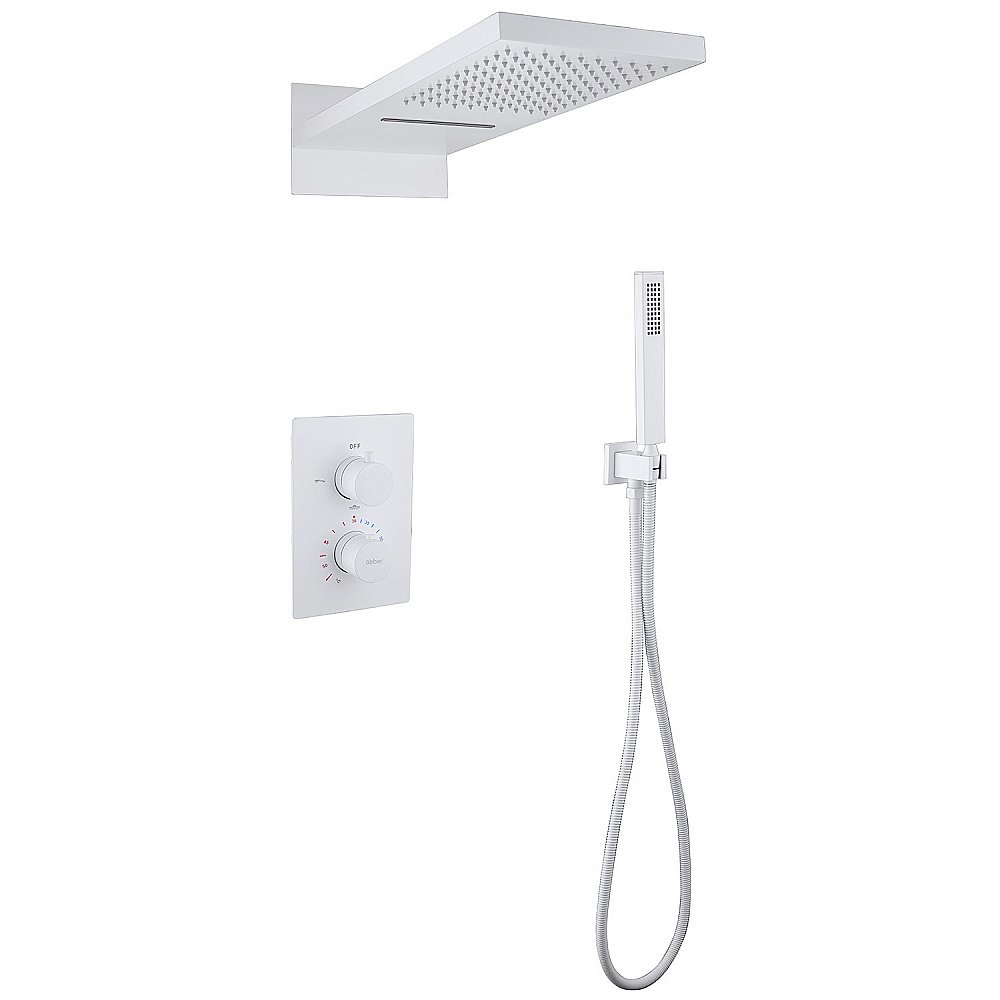 Душевая система ABBER Weiss Insel AF8052W белый купить в интернет-магазине сантехники Sanbest