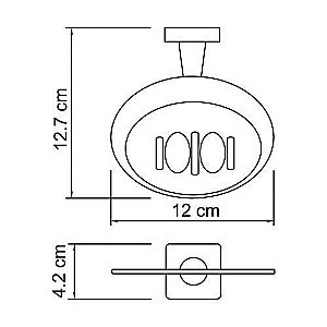 Мыльница-решетка WasserKRAFT Lippe К-6569 купить в интернет-магазине сантехники Sanbest