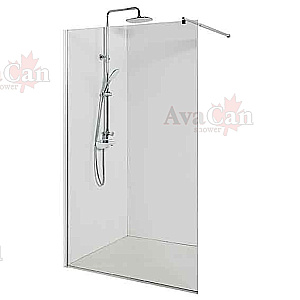 Душевое ограждение AvaCan MC110 профиль хром/стекло прозрачное купить в интернет-магазине Sanbest