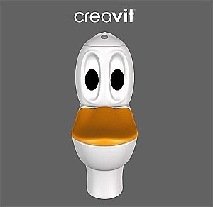 Унитаз детский CREAVIT DUCKY DC360-11 белый, с бачком купить в интернет-магазине Sanbest