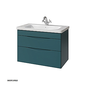 Тумба с раковиной Caprigo Lento 80 два ящика, цвет на выбор для ванной в интернет-магазине Sanbest