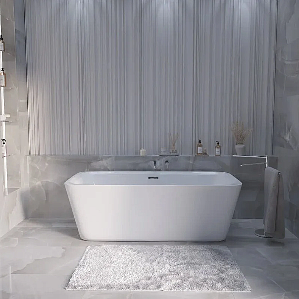 Ванна акриловая Grossman Cristal 170х80 GR-2023 белая купить в интернет-магазине Sanbest