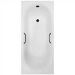Ванна Delice Dolce DLR330060RB-G 170х80 белая/ручки черные купить в интернет-магазине Sanbest