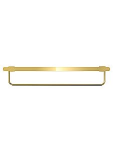 Полотенцедержатель с полкой WONZON & WOGHAND FIRST, Глянцевое золото (WW-8481-LG) купить в интернет-магазине сантехники Sanbest