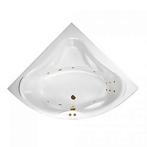 Ванна акриловая EXCELLENT Konsul LINE WAEX.KON15.LINE.GL 150x150 белая с гидромассажем купить в интернет-магазине Sanbest