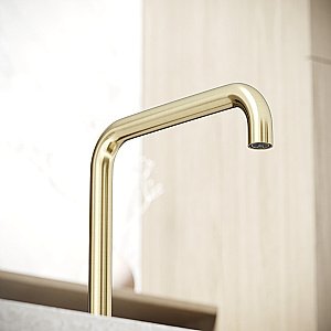 Смеситель для кухни Sancos Vela SC4013BG брашированное золото купить в интернет-магазине сантехники Sanbest