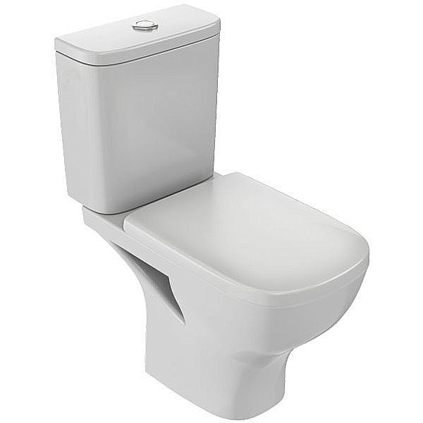 Унитаз напольный Jacob Delafon STRUKTURA UJX102-00 безободковый, с бачком купить в интернет-магазине Sanbest