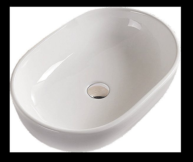 Раковина накладная Timo Kulo 60 TK-405 белая купить в интернет-магазине Sanbest