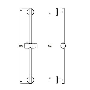 Душевая штанга Ideal Standard Idealrain B9420AA купить в интернет-магазине сантехники Sanbest