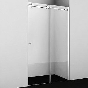 Душевая дверь WasserKRAFT Vils 56R12 100 стекло прозрачное/профиль серебро купить в интернет-магазине Sanbest