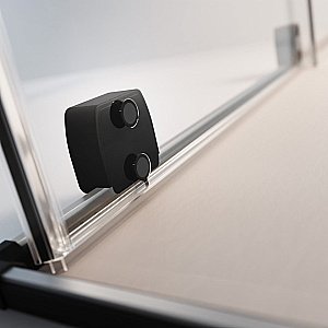 Шторка для ванны Radaway Furo Black PND II 170 стекло прозрачное/профиль черный матовый купить в интернет-магазине Sanbest