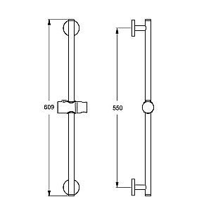 Душевая штанга Ideal Standard Idealrain B9420AA купить в интернет-магазине сантехники Sanbest