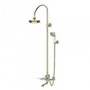 Душевая система Bravat ART F65193BAF-A2-RUS золото купить в интернет-магазине сантехники Sanbest