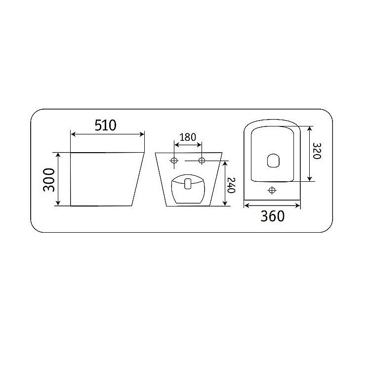 Биде подвесное CeramaLux N 5370MH светло-серое матовое купить в интернет-магазине Sanbest