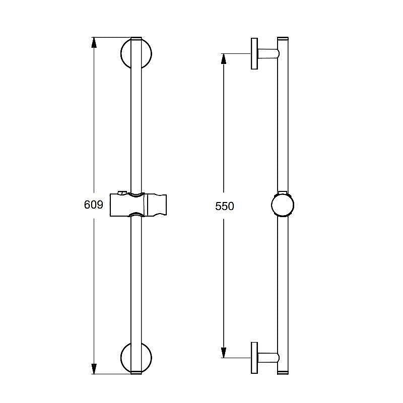 Душевая штанга Ideal Standard Idealrain B9420AA купить в интернет-магазине сантехники Sanbest
