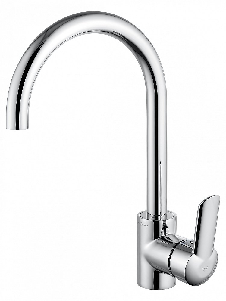 Смеситель для кухни WONZON & WOGHAND BAROQUE, Хром (WW-192101-CR) купить в интернет-магазине сантехники Sanbest