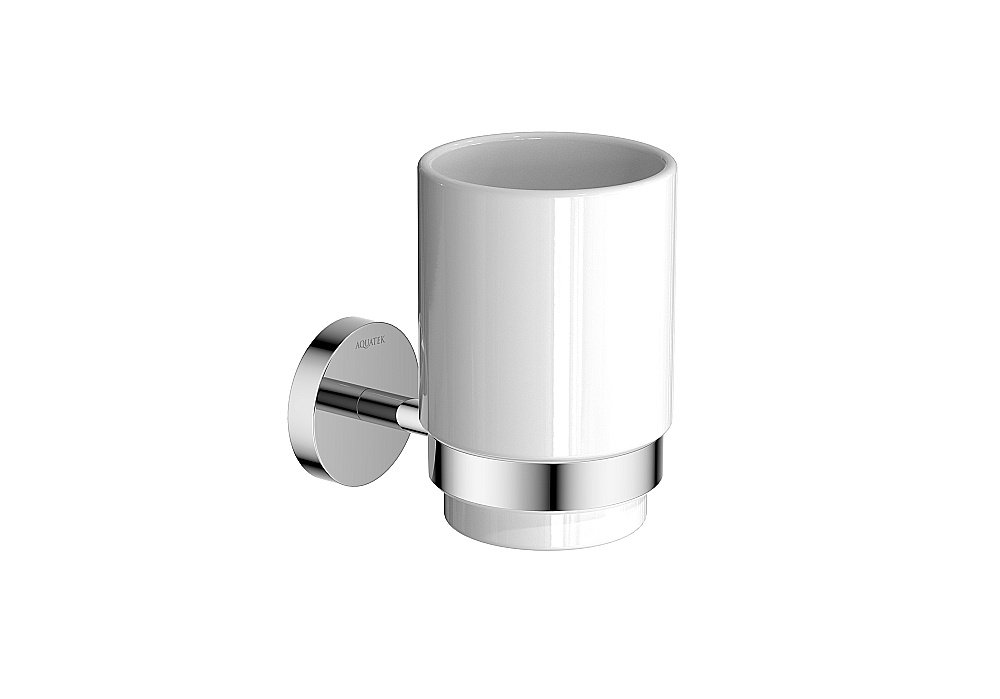 Стакан Aquatek Бетта AQ4604CR хром купить в интернет-магазине сантехники Sanbest