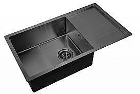 Мойка кухонная Zorg Inox PVD 7844 Черная купить в интернет-магазине сантехники Sanbest