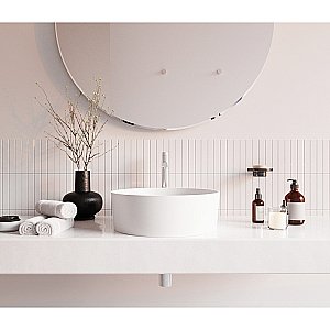 Раковина накладная WhiteCross AGATE 40,5 0701.040040.200 белая матовая купить в интернет-магазине Sanbest