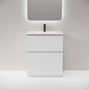 Тумба с раковиной Sancos FOLK Floor FL70FW/CN7007 70 Bianco для ванной в интернет-магазине Sanbest