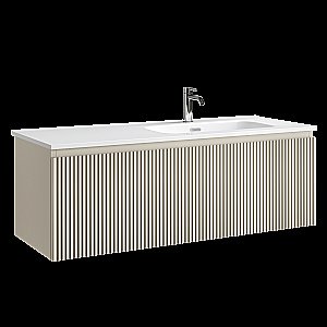 Тумба с раковиной Sancos Snob R 1.0 SNR1.0120LCE/SNR1.0120RCE Beige Soft для ванной в интернет-магазине Sanbest