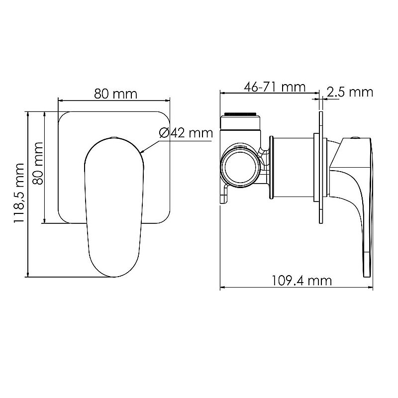 Душевая система WasserKRAFT Neckar 2100 SET2818 золото купить в интернет-магазине сантехники Sanbest