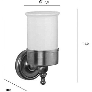 Стакан Tiffany World Bristol TWBR109gold светлое золото купить в интернет-магазине сантехники Sanbest