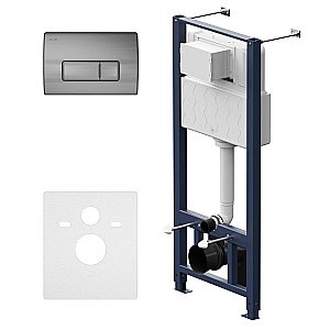Инсталляция для унитаза AM.PM PRO I012704.8031 с клавишей/матовый никель купить в интернет-магазине сантехники Sanbest