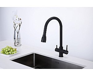 Смеситель для кухни Paulmark Lange La214212-AN антрацит купить в интернет-магазине сантехники Sanbest